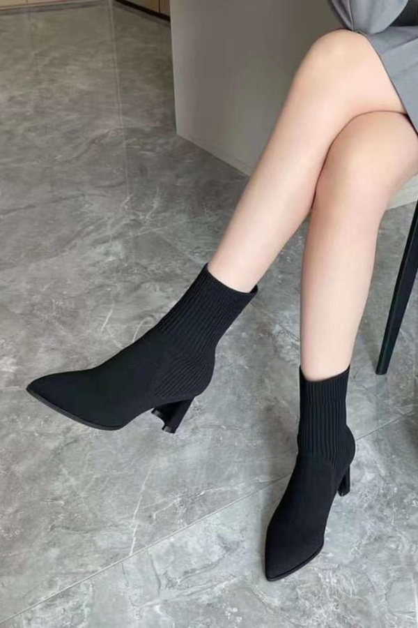 Giày Boot Dệt Kim OMNES