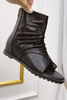 Giày Boot Xỏ Ngón Cao Cổ Hở Mũi OMNES