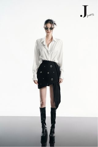 Áo Sơ Mi Tay Dài x Chân Váy Ngắn JADEITE T.H