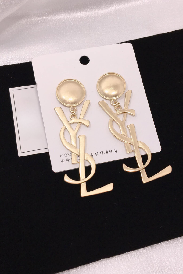 Bông Tai YSL Mạ Vàng OMNES