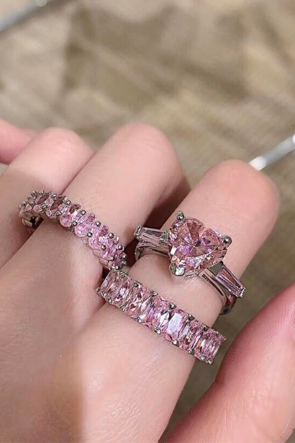 Nhẫn Đính Đá Lấp Lánh OMNES