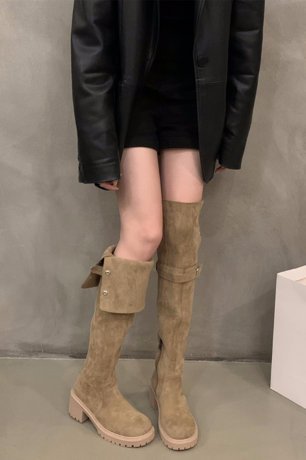 Giày Boot Da Lộn OMNES