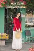 Bộ Pháp Phục Cách Tân Út Xinh Màu Đỏ SUMIRE STORE