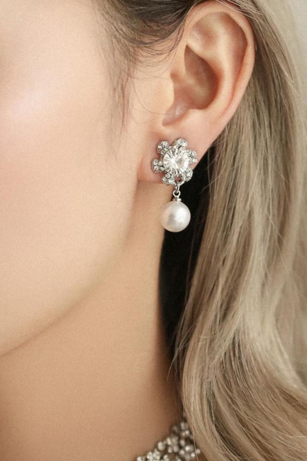 Bông Tai Ngọc Trai Nhân Tạo OMNES