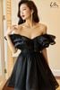 Đầm Ngắn Dáng Phồng Vai Kiểu EMWEAR