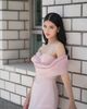 Đầm Ngắn Trễ Vai Hai Dây LOVELYN
