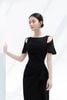 Đầm Midi Tay Ngắn Hở Vai DE NIO