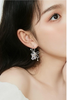 Bông Tai Nơ Khảm Đá Cubic Zirconia OMNES