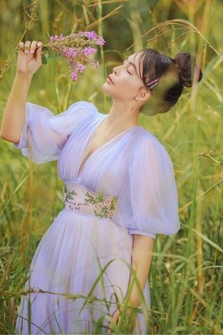 Đầm Midi Tay Lửng Voan Mỏng LE'S ART (Tạm Ngưng Kinh Doanh)