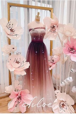 Đầm Maxi Cúp Ngực Đính Hoa CHLOE DESIGN