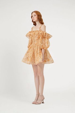 Đầm Ngắn Hai Dây Trễ Vai DEAR JOSÉ