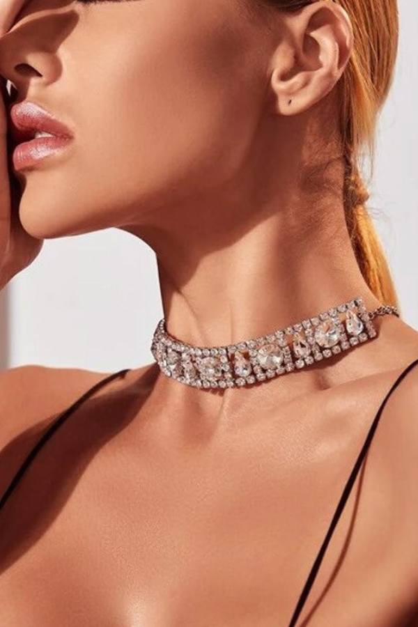 Vòng Cổ Mặt Dây Hình Tròn Và Hình Giọt Nước OMNES