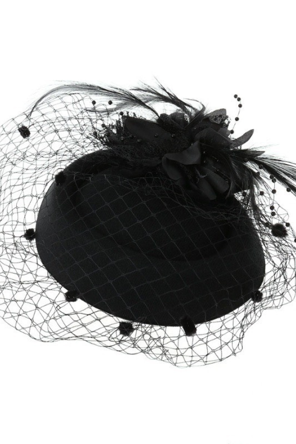 Cài Tóc Nón Có Lưới Che Mặt OMNES