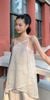 Áo Kiểu Hai Dây Voan Mỏng x Quần Dài Dáng Suông ELPIS CLOTHING