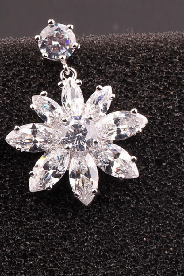 Bông Tai Đá Hình Hoa OMNES