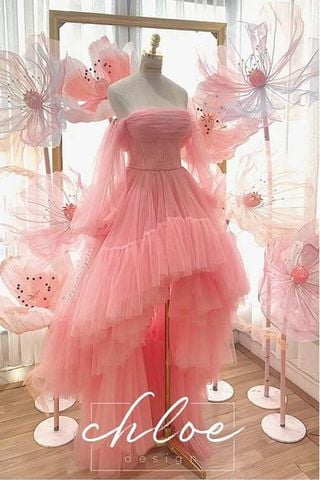 Đầm Midi Cúp Ngực Xếp Ly CHLOE DESIGN