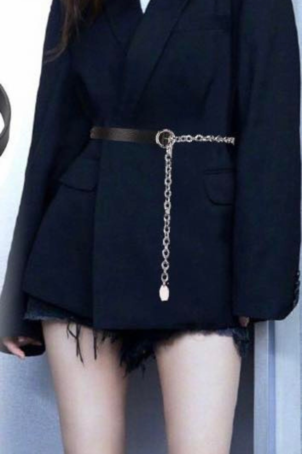 Dây Nịt Da Phối Xích Cao Cấp OMNES