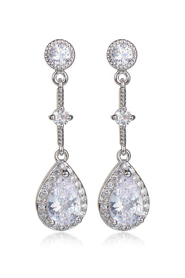 Bông Tai Đính Nhiều Đá Lấp Lánh OMNES