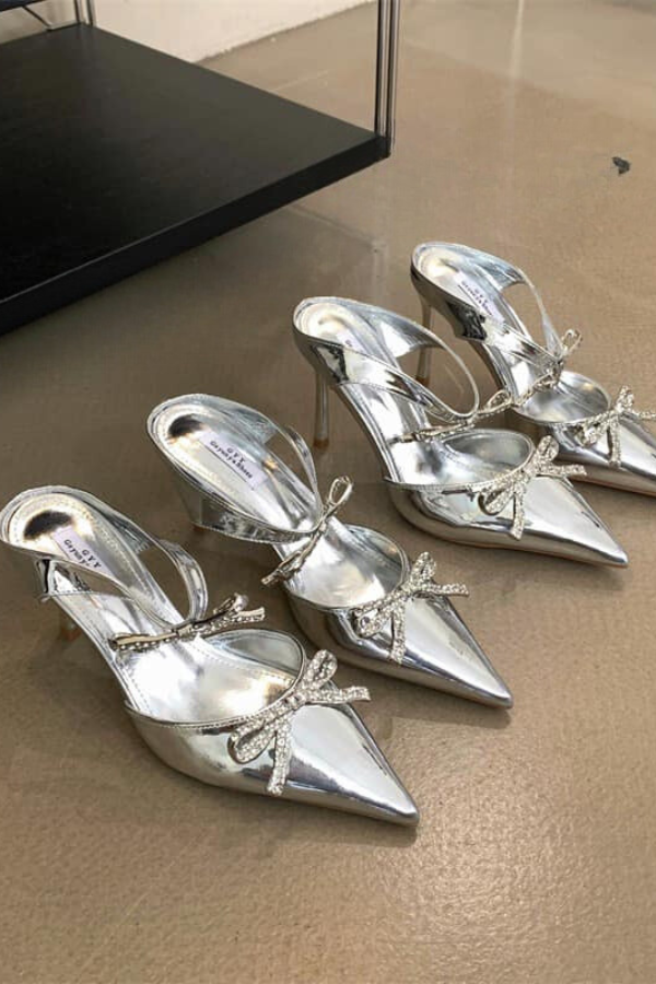 Giày Mules Sục Mũi Nhọn OMNES