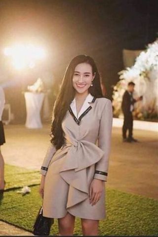 Đầm Ngắn Cổ Chữ V ROSE CLOTHING