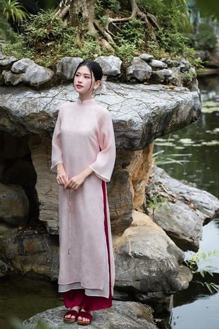 Áo Dài Cách Tân Họa Tiết ÁO DÀI NÀNG THƠ