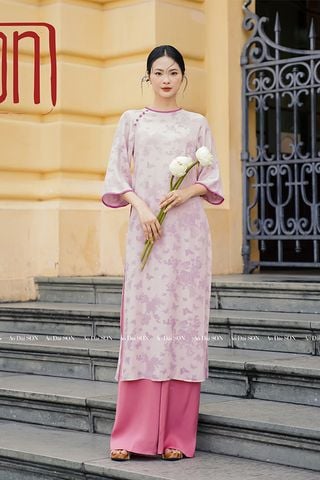 Áo Dài Cách Tân Hoa Văn ÁO DÀI SON