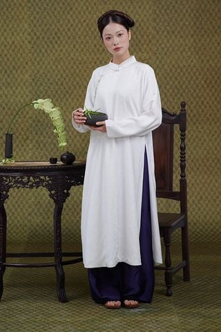 Áo Dài Trơn Tay Dài ÁO DÀI SUÔNG 1996