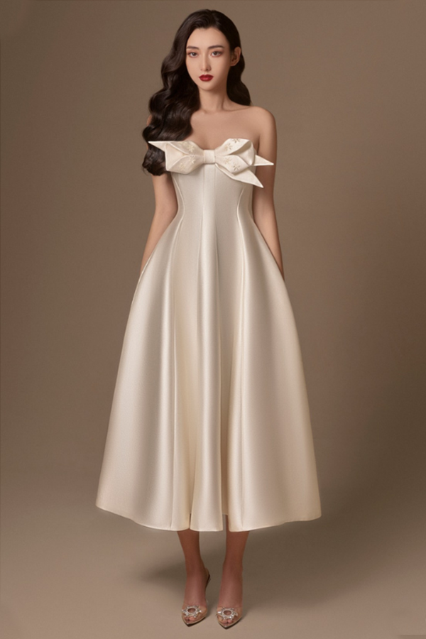 Đầm Midi Cúp Ngực Dáng Xòe BELOVED