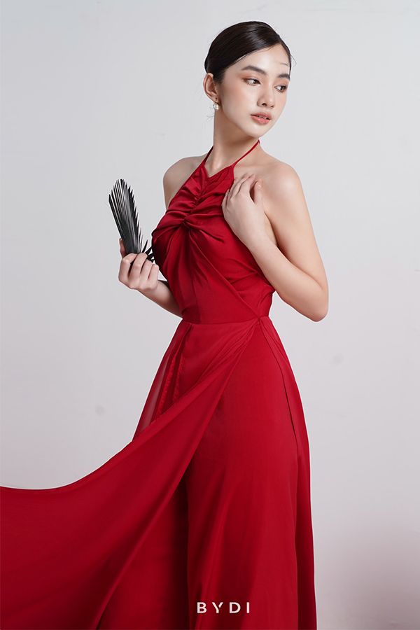 Áo Dài Cách Tân Cổ Yếm BYDI