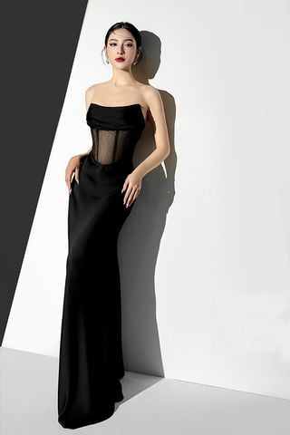 Đầm Midi Cúp Ngực Dáng Suông BYDI