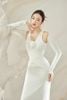 Đầm Midi Tay Dài Đính Hoa Romy BYDI