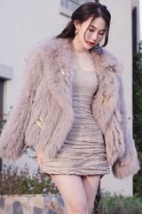 Áo Choàng Lông x Đầm Ngắn DARLING DIVA