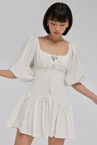 Đầm Ngắn Tay Lửng Cổ Vuông DEAR JOSÉ