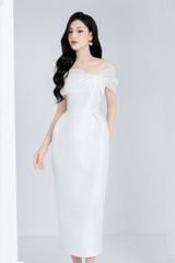 Đầm Midi Trễ Vai Hai Dây DE NIO