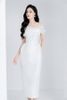 Đầm Midi Trễ Vai Hai Dây DE NIO
