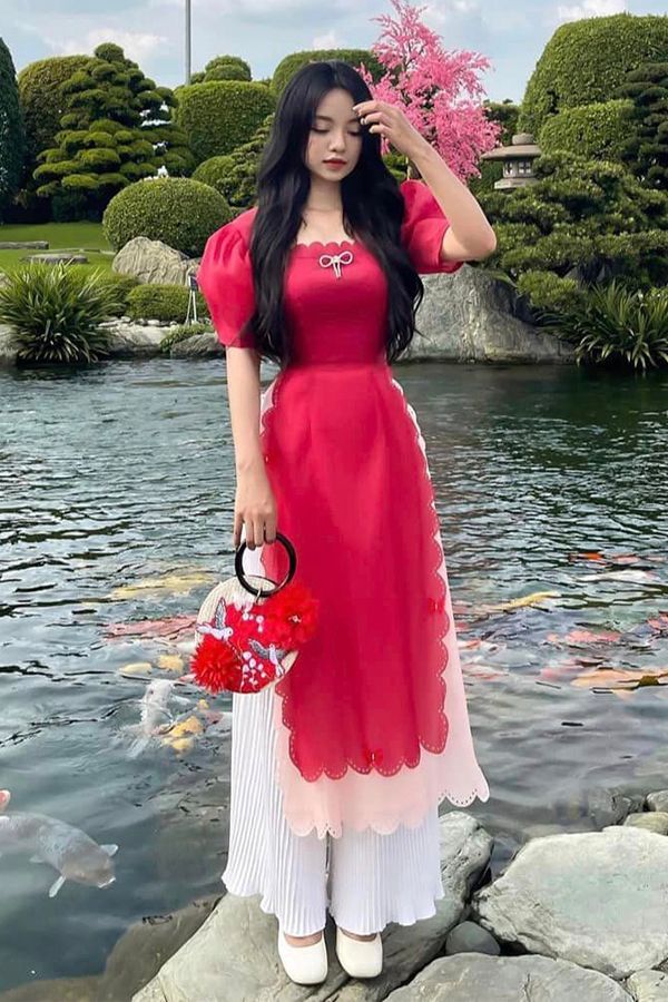 Áo Dài Cách Tân Tay Kiểu DII COLLECTION