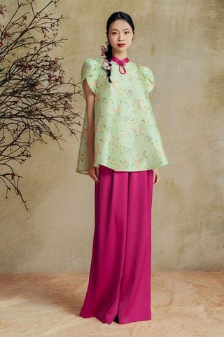 Set Áo Cát Tường x Quần Dài Dáng Suông ĐING ĐANG