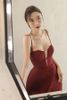 Đầm Ngắn Hai Dây Đính ELÉNII