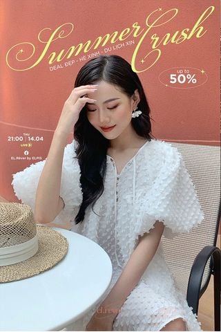 Đầm Ngắn Kiểu Tay Lửng ELPIS CLOTHING