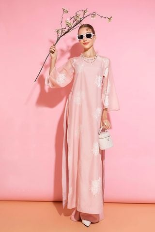 Áo Dài Cách Tân Hồng Cúc FUNDAYN