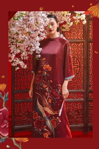 Áo Dài Cách Tân Hoàng Dung XÉO XỌ