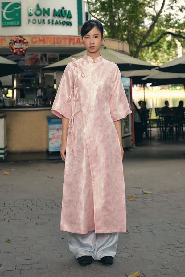 Áo Dài Cách Tân Tay Lửng HOPETOBE AROUND