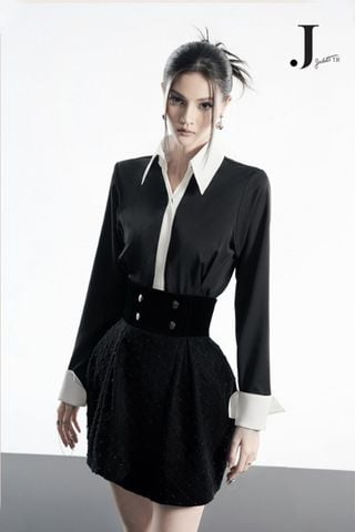 Áo Kiểu Tay Dài x Chân Váy Ngắn JADEITE T.H