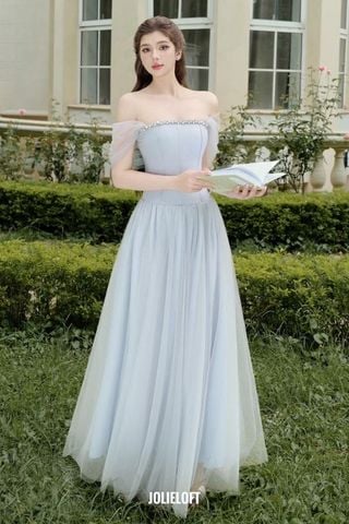 Đầm Midi Cúp Ngực Đính Đá JOLIE LOFT