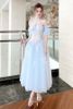 Đầm Midi Cổ Yếm Thêu Hoa Liana JOSÉPHINE