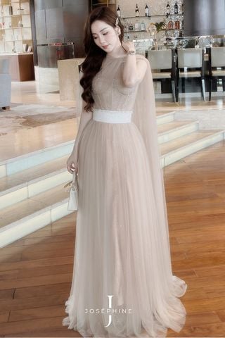 Đầm Maxi Thắt Eo Ánh Kim Athena JOSÉPHINE