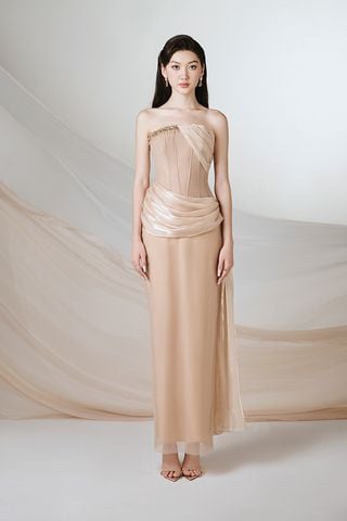 Đầm Midi Cúp Ngực Dáng Suông Demete JOSÉPHINE