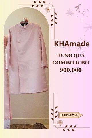 Áo Dài Cách Tân Combo Bưng Quả 6 Bộ KHAMADE