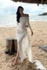 Đầm Midi Trễ Vai Tay Dài L SEOUL