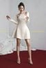 Đầm Ngắn Cổ Yếm Elena Mini Dress LANE JT